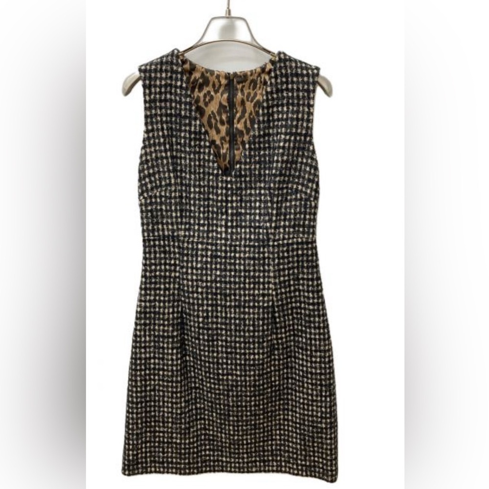 Dolce & Gabbana wool blend plaid dress - Picture 3 of 8